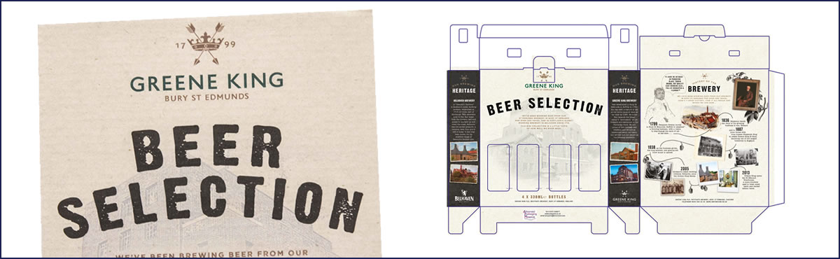 Printed Beer Bottle Boxes - full colour design boxes