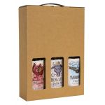 3 x 300ml with plastic handle box